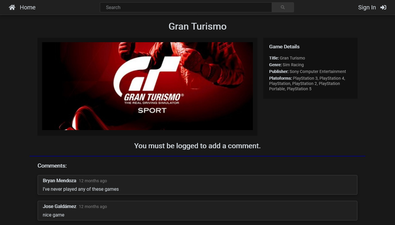TypeScript Videogames Store